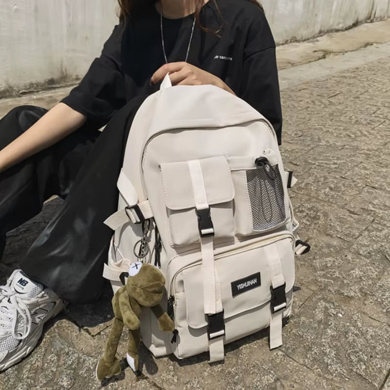 Backpack Outdoor Bags Nylon Women Man Bagpack anti Theft Casual Travel School Camping Backpacks for Teenager Korean Back Pack