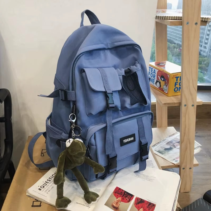 Backpack Outdoor Bags Nylon Women Man Bagpack anti Theft Casual Travel School Camping Backpacks for Teenager Korean Back Pack