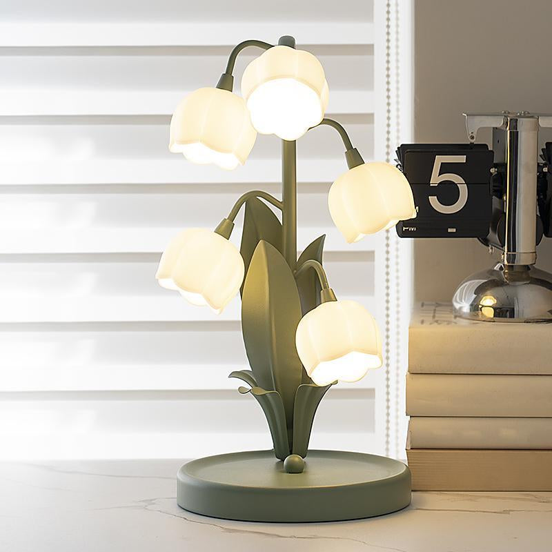 Flower Design Table Lamp, Decorative Lamp, Plug and Play Modern LED Desk Lamp, Flexible Dimmable Desk Light for Home Office Bedroom Study Room #TOP PICKS